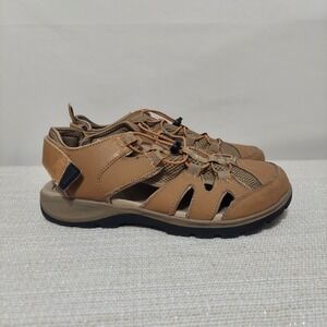 LANDS' END Men's Size 8D Trail Sandal w/ Bungee Lace Water hiking‎ sport